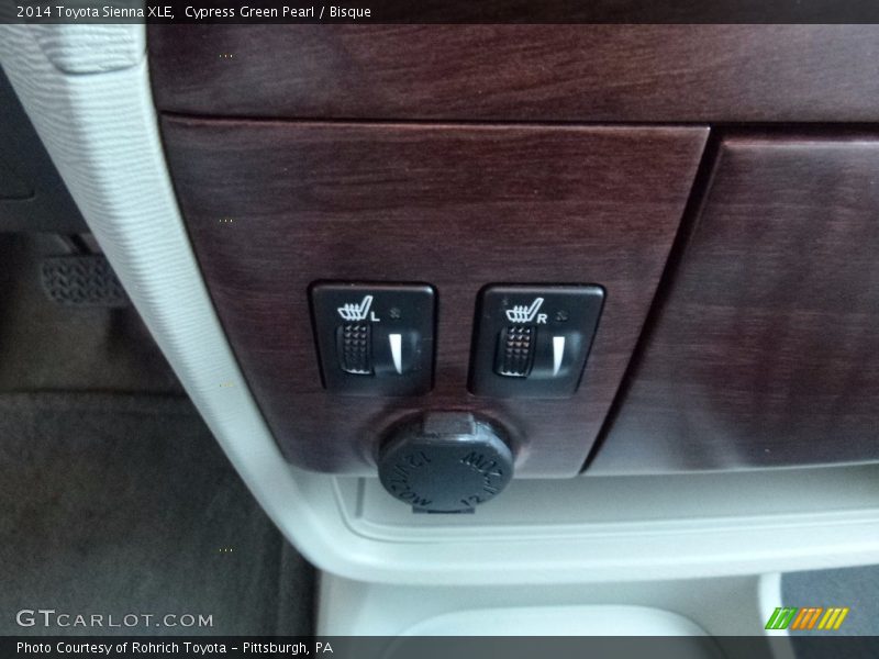 Cypress Green Pearl / Bisque 2014 Toyota Sienna XLE