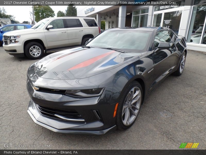 Nightfall Gray Metallic / 50th Anniversary Jet Black/Dark Gray 2017 Chevrolet Camaro LT Coupe 50th Anniversary