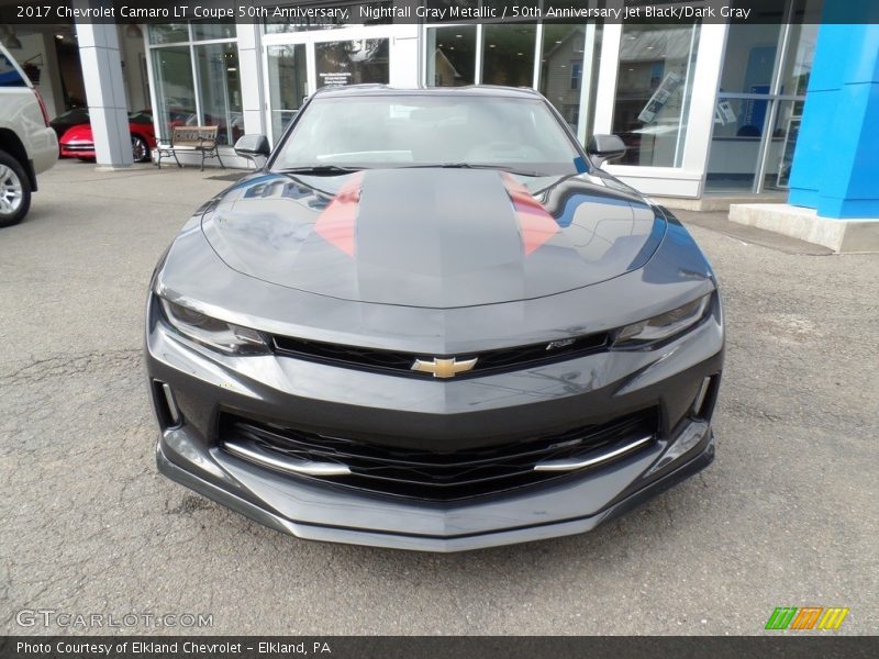 Nightfall Gray Metallic / 50th Anniversary Jet Black/Dark Gray 2017 Chevrolet Camaro LT Coupe 50th Anniversary