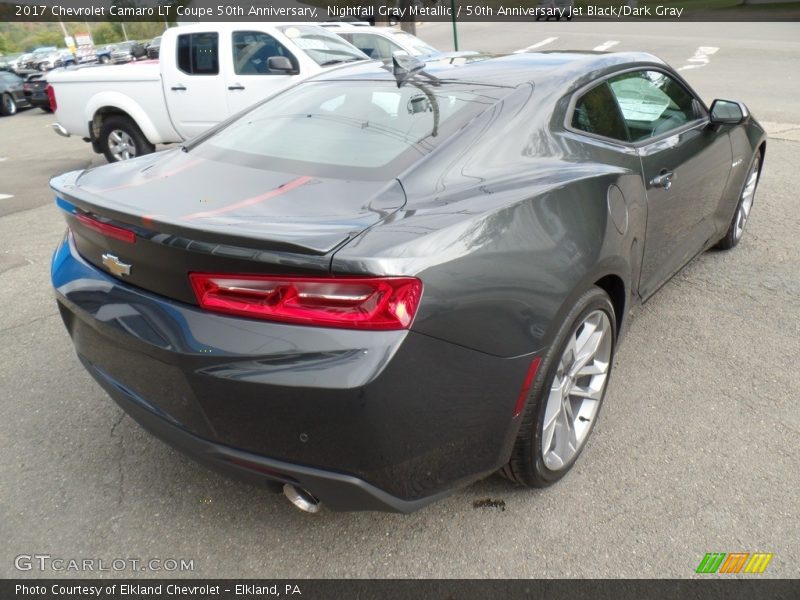 Nightfall Gray Metallic / 50th Anniversary Jet Black/Dark Gray 2017 Chevrolet Camaro LT Coupe 50th Anniversary