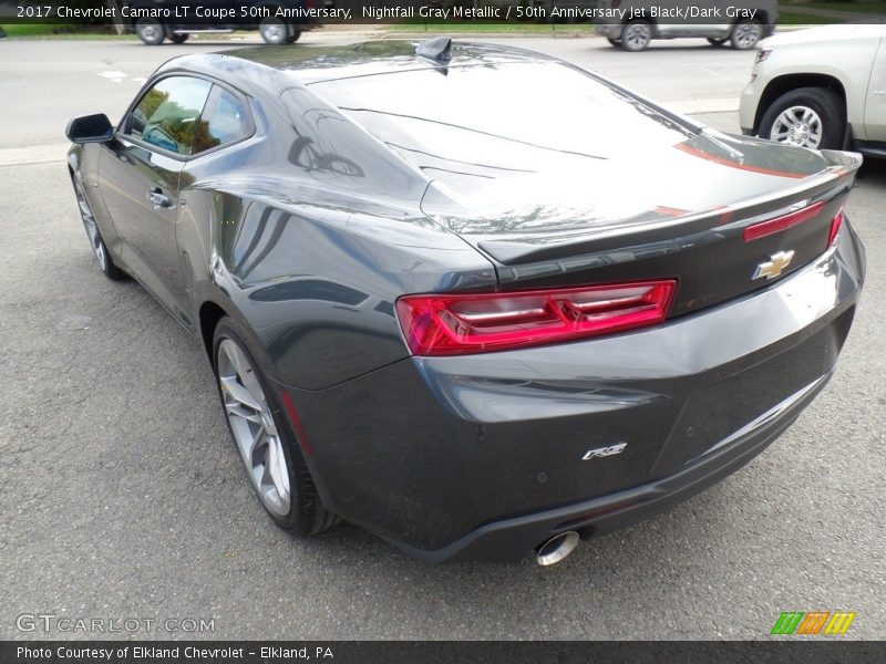 Nightfall Gray Metallic / 50th Anniversary Jet Black/Dark Gray 2017 Chevrolet Camaro LT Coupe 50th Anniversary