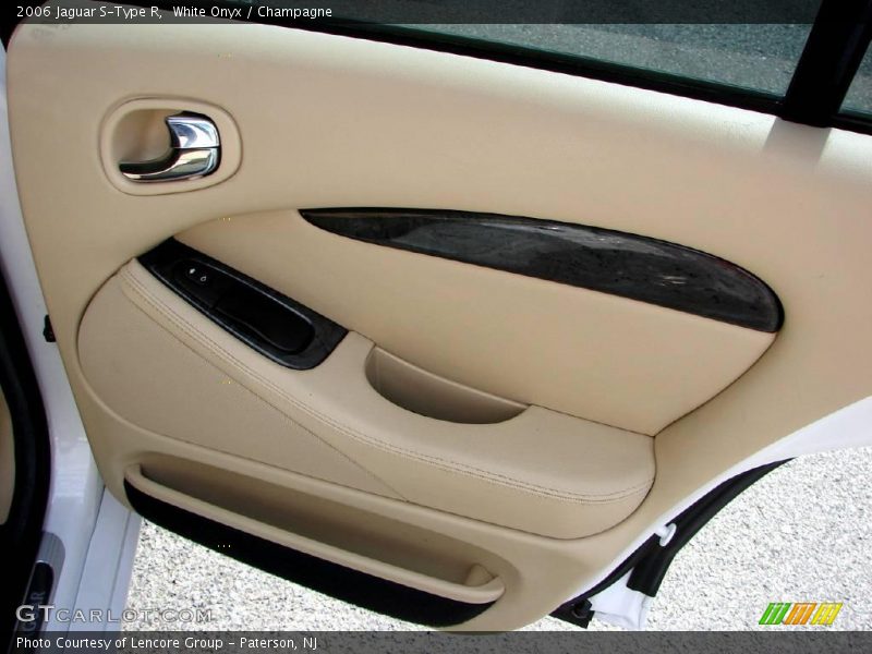 White Onyx / Champagne 2006 Jaguar S-Type R