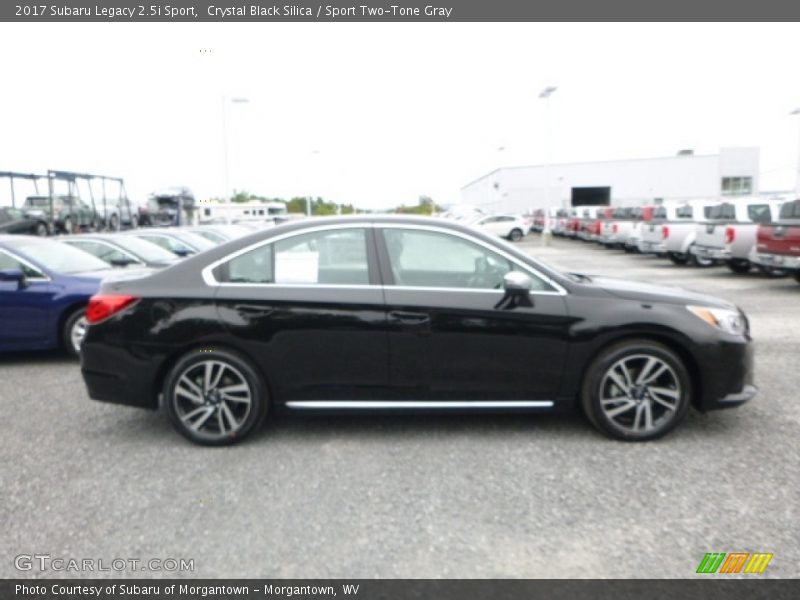 Crystal Black Silica / Sport Two-Tone Gray 2017 Subaru Legacy 2.5i Sport