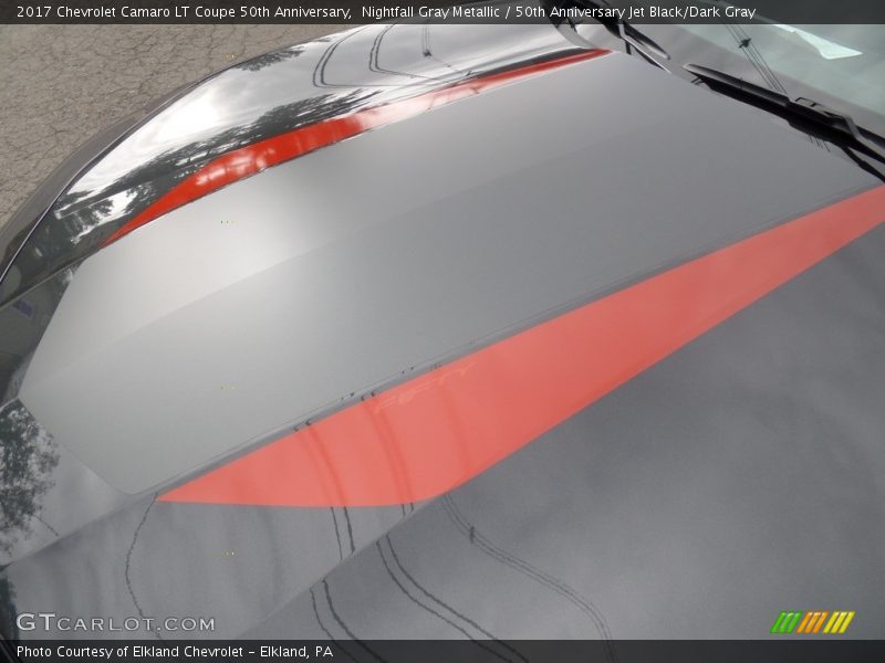 Nightfall Gray Metallic / 50th Anniversary Jet Black/Dark Gray 2017 Chevrolet Camaro LT Coupe 50th Anniversary