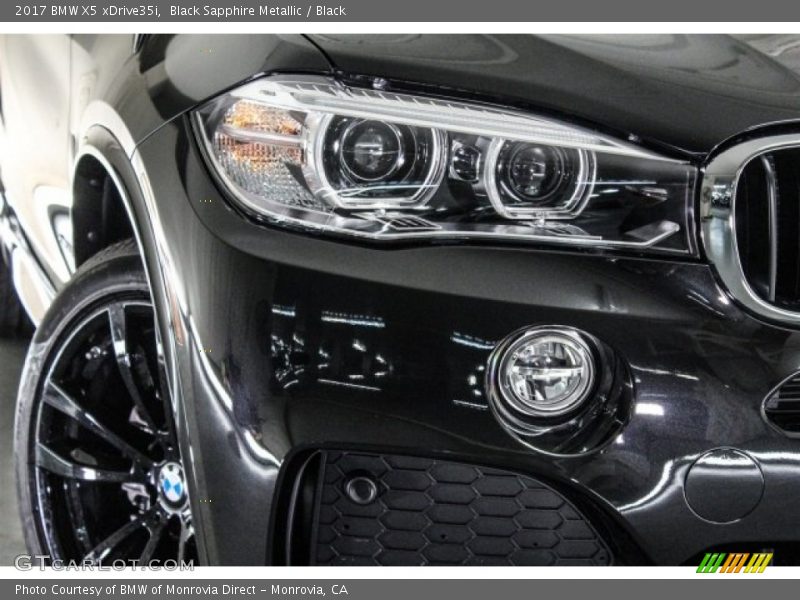 Black Sapphire Metallic / Black 2017 BMW X5 xDrive35i