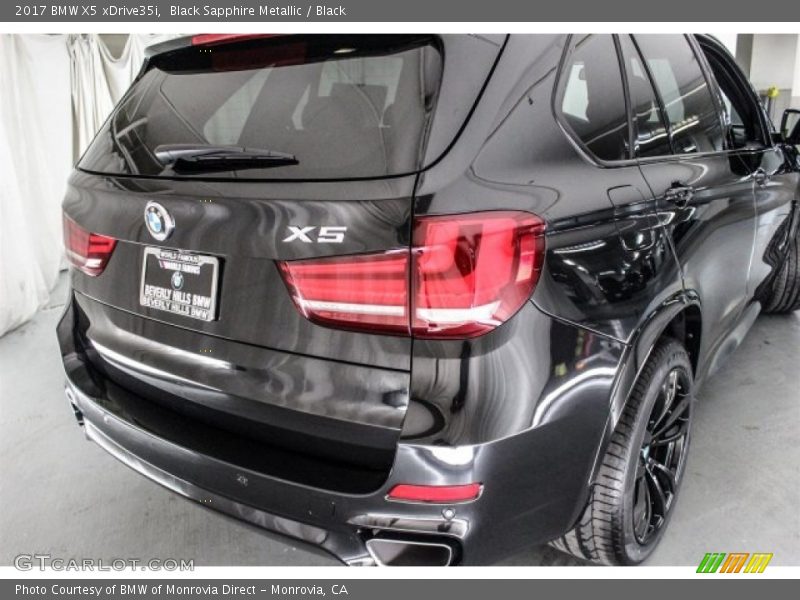 Black Sapphire Metallic / Black 2017 BMW X5 xDrive35i