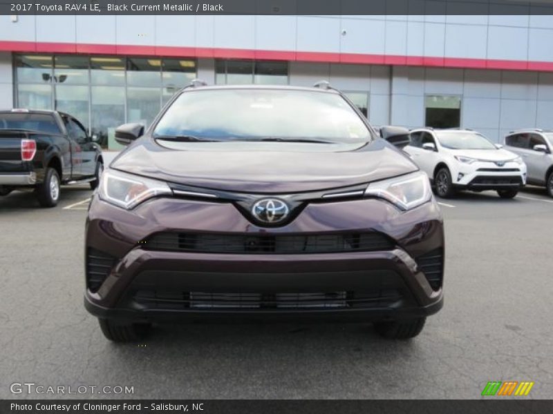 Black Current Metallic / Black 2017 Toyota RAV4 LE
