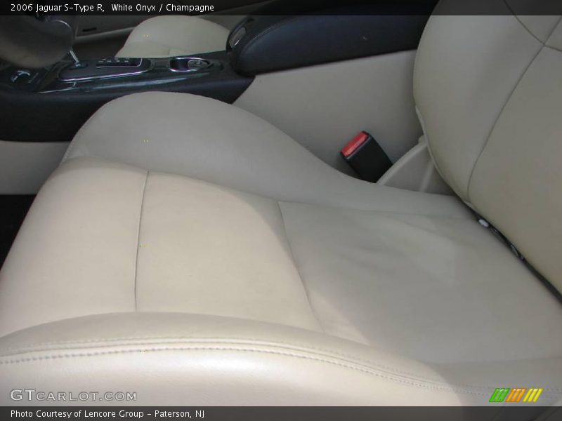 White Onyx / Champagne 2006 Jaguar S-Type R