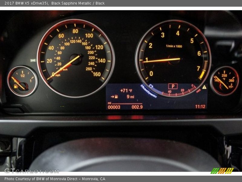  2017 X5 xDrive35i xDrive35i Gauges
