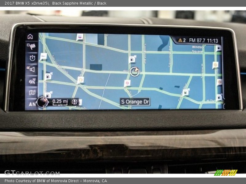 Navigation of 2017 X5 xDrive35i