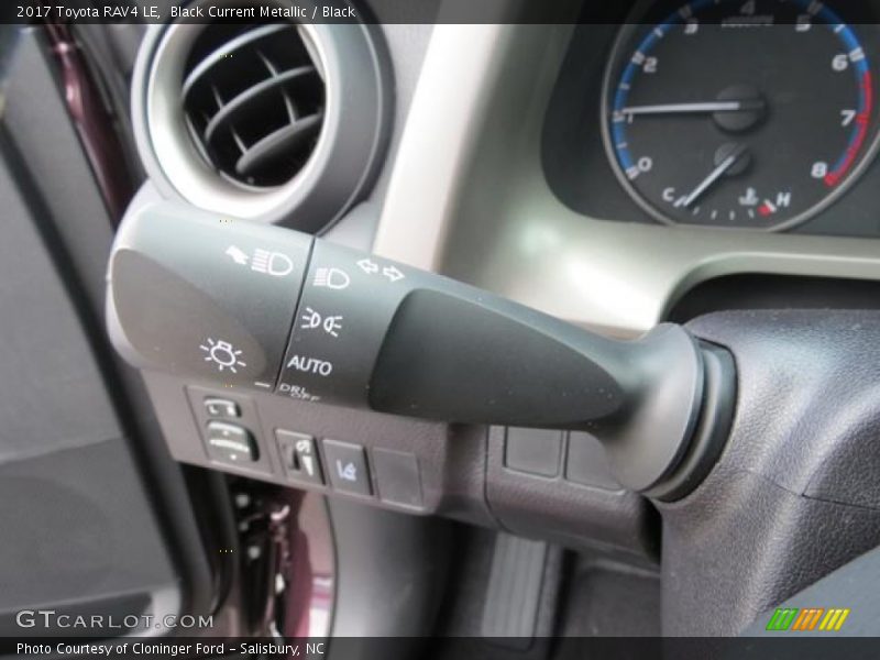 Controls of 2017 RAV4 LE