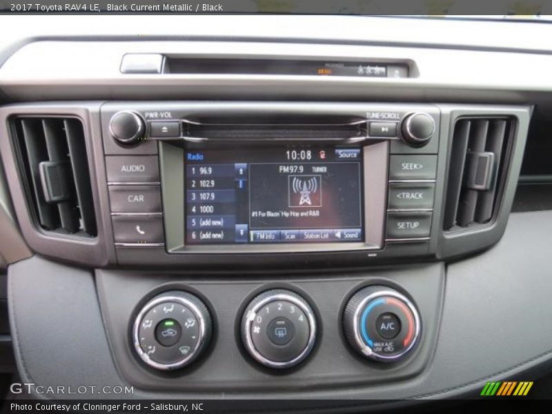 Controls of 2017 RAV4 LE