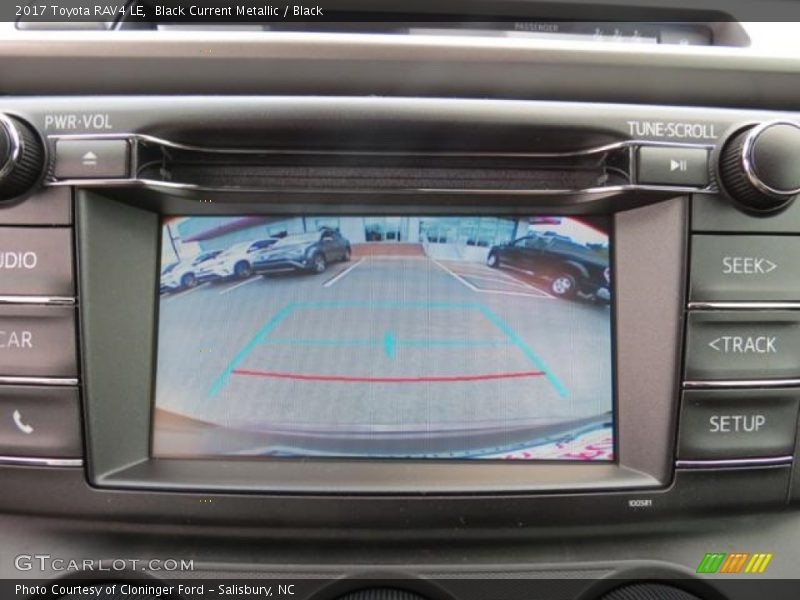 Black Current Metallic / Black 2017 Toyota RAV4 LE