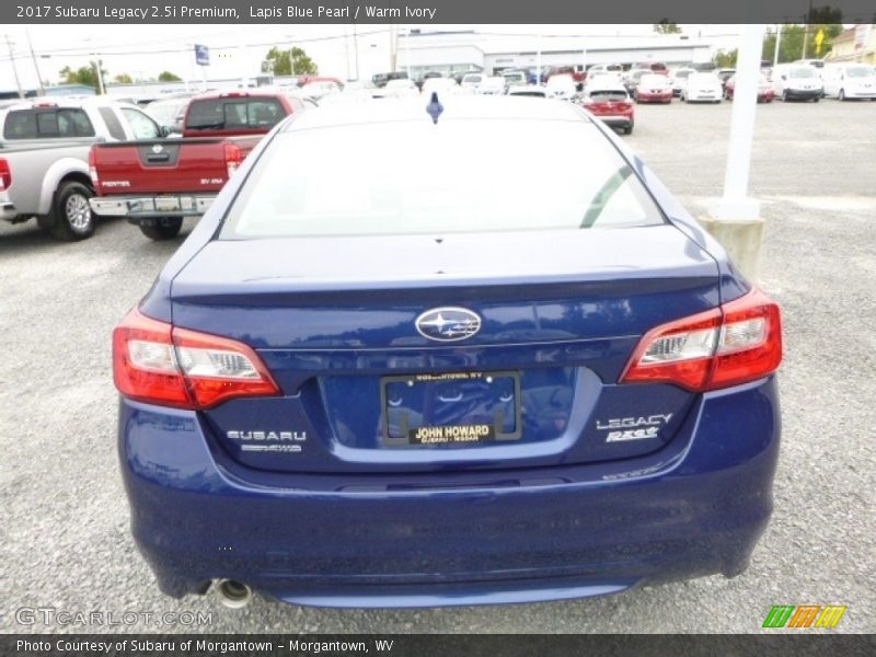Lapis Blue Pearl / Warm Ivory 2017 Subaru Legacy 2.5i Premium