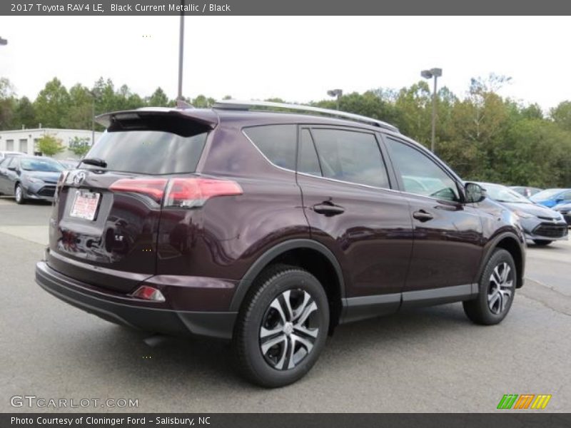 Black Current Metallic / Black 2017 Toyota RAV4 LE