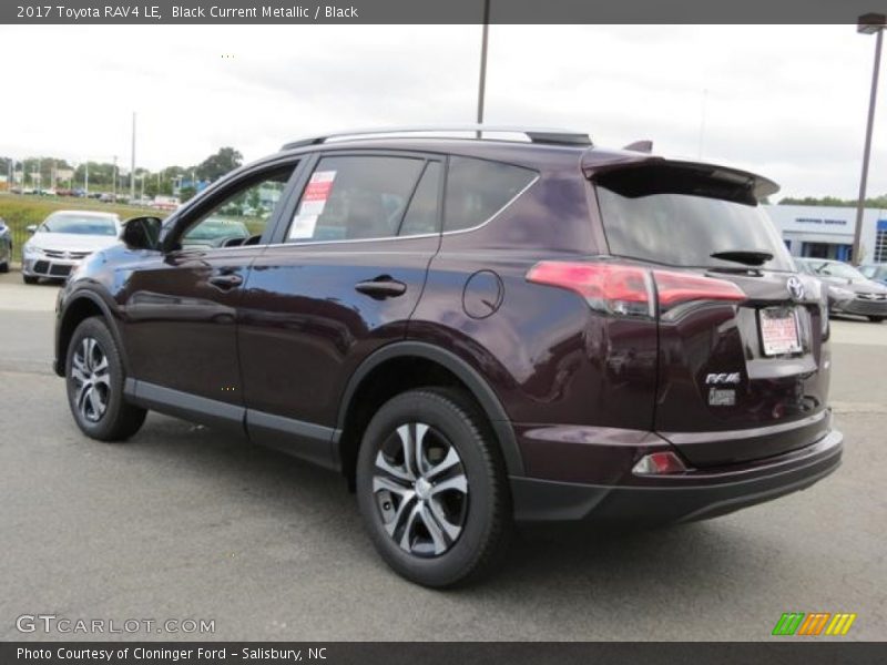 Black Current Metallic / Black 2017 Toyota RAV4 LE