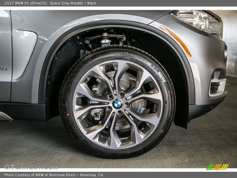 Space Gray Metallic / Black 2017 BMW X5 sDrive35i