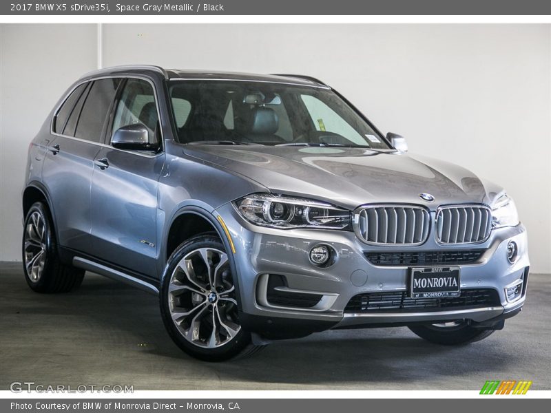 Space Gray Metallic / Black 2017 BMW X5 sDrive35i