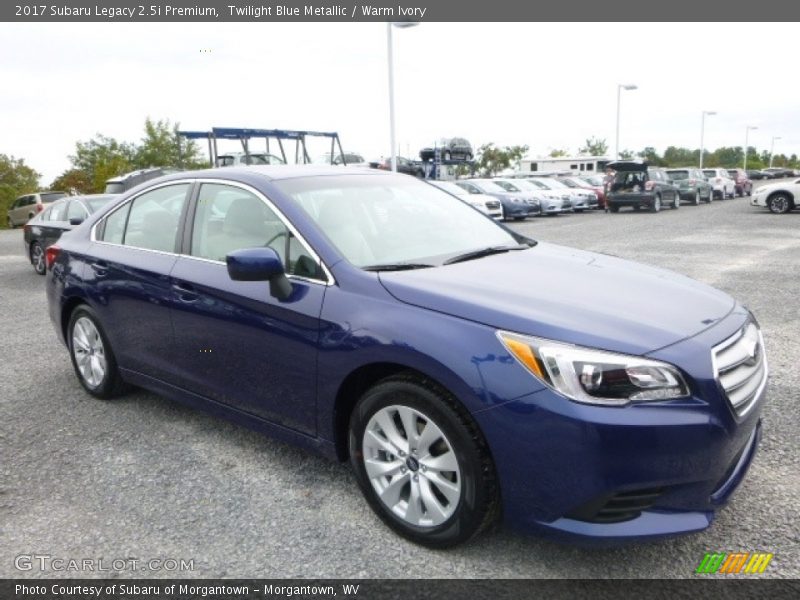 Twilight Blue Metallic / Warm Ivory 2017 Subaru Legacy 2.5i Premium