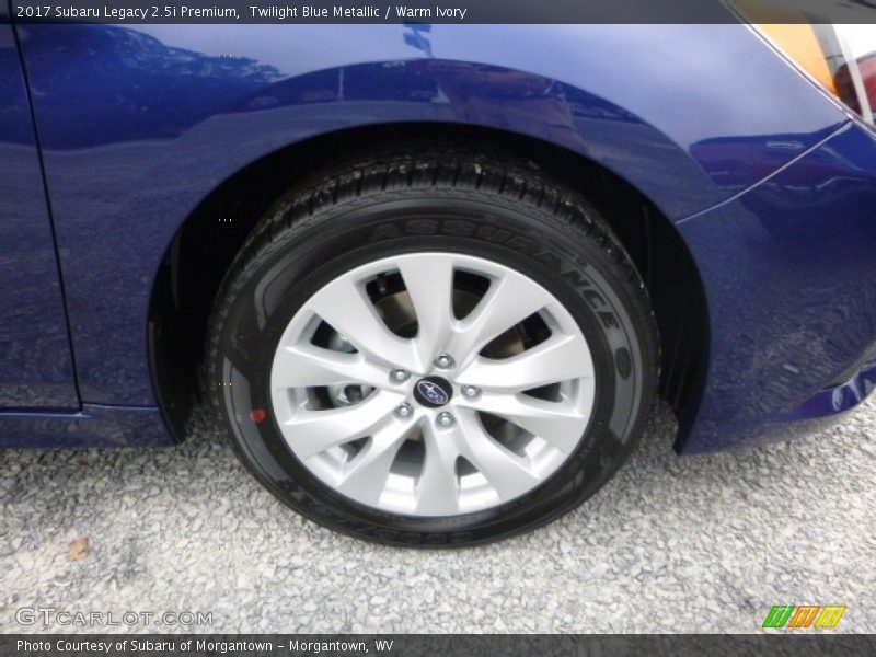 Twilight Blue Metallic / Warm Ivory 2017 Subaru Legacy 2.5i Premium