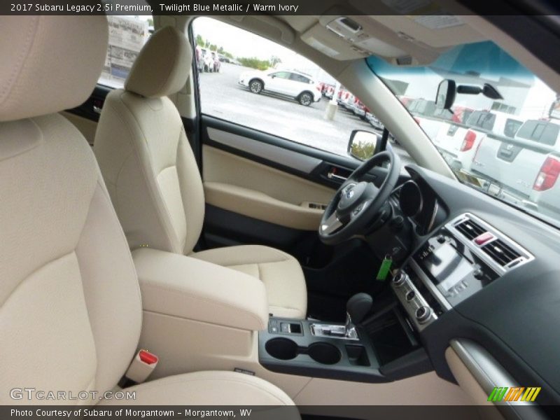 Twilight Blue Metallic / Warm Ivory 2017 Subaru Legacy 2.5i Premium
