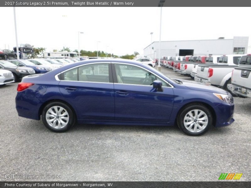 Twilight Blue Metallic / Warm Ivory 2017 Subaru Legacy 2.5i Premium
