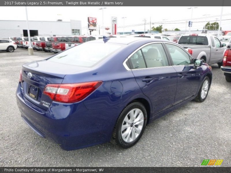 Twilight Blue Metallic / Warm Ivory 2017 Subaru Legacy 2.5i Premium