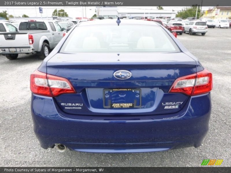 Twilight Blue Metallic / Warm Ivory 2017 Subaru Legacy 2.5i Premium