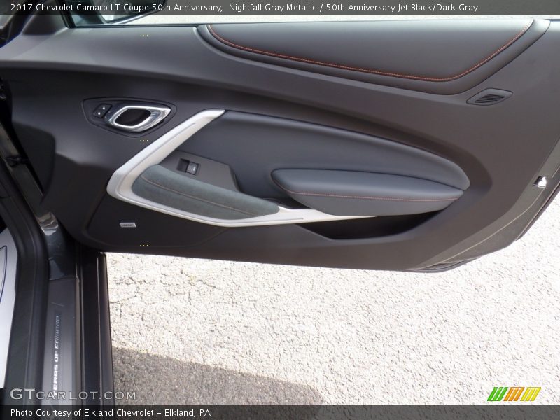 Nightfall Gray Metallic / 50th Anniversary Jet Black/Dark Gray 2017 Chevrolet Camaro LT Coupe 50th Anniversary