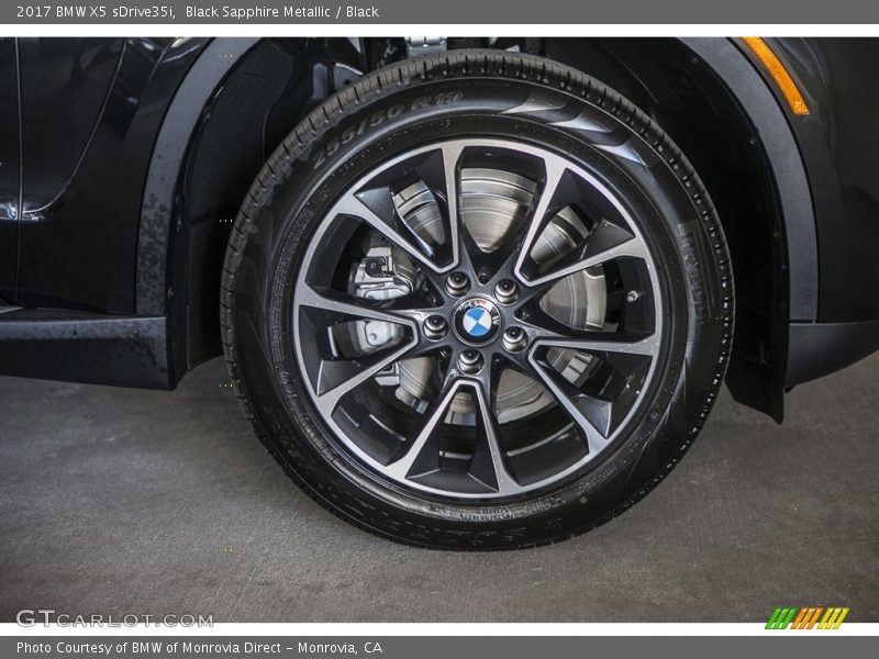 Black Sapphire Metallic / Black 2017 BMW X5 sDrive35i
