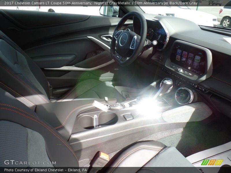 Nightfall Gray Metallic / 50th Anniversary Jet Black/Dark Gray 2017 Chevrolet Camaro LT Coupe 50th Anniversary