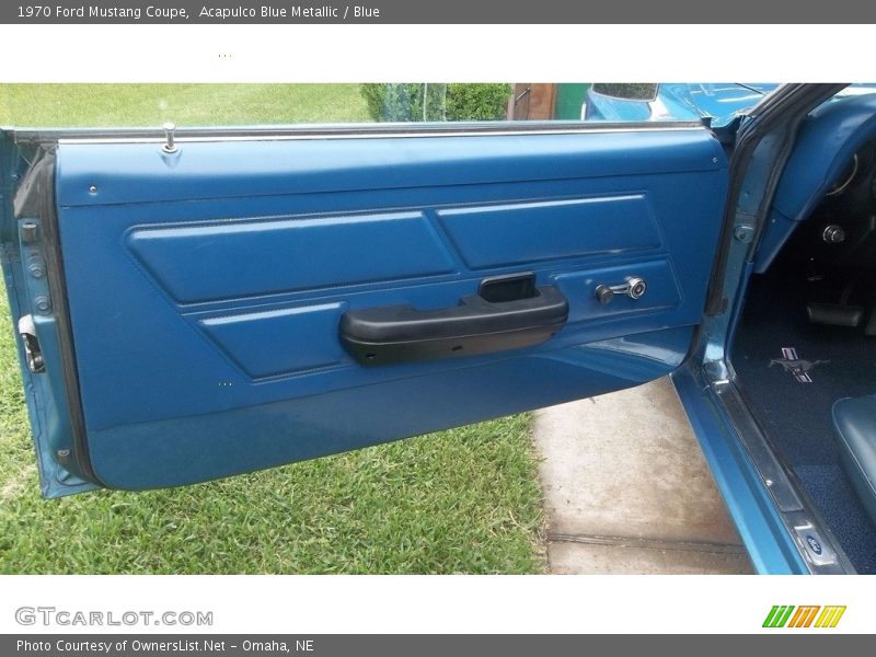 Door Panel of 1970 Mustang Coupe