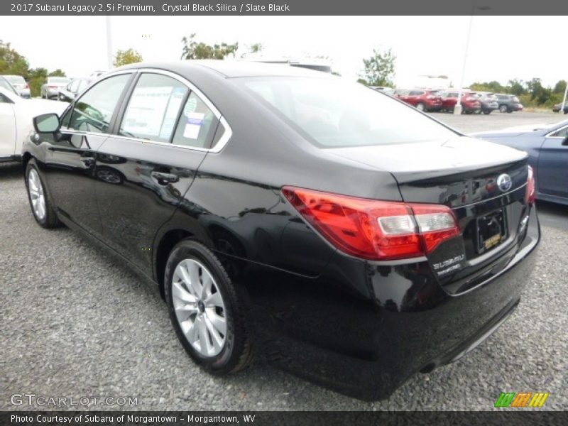Crystal Black Silica / Slate Black 2017 Subaru Legacy 2.5i Premium
