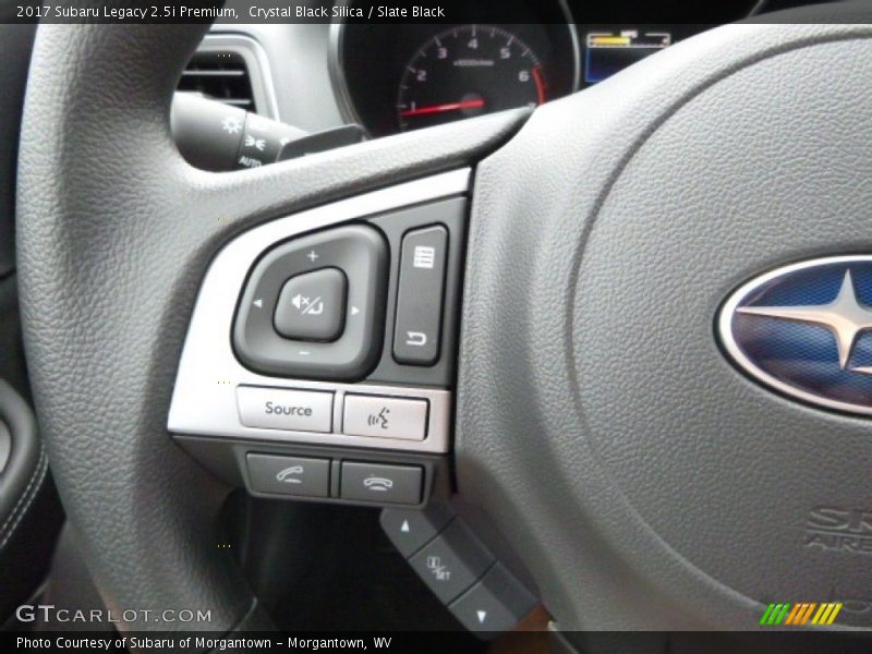 Crystal Black Silica / Slate Black 2017 Subaru Legacy 2.5i Premium