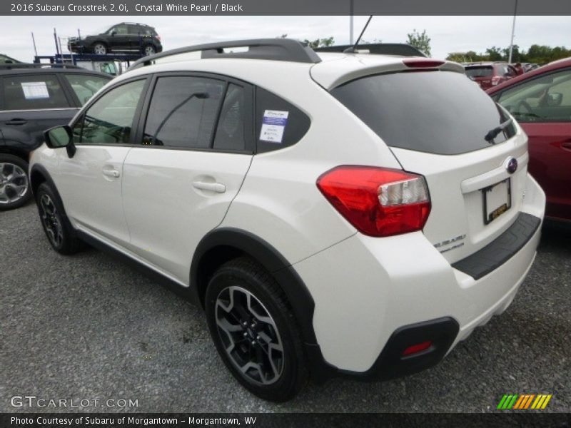 Crystal White Pearl / Black 2016 Subaru Crosstrek 2.0i