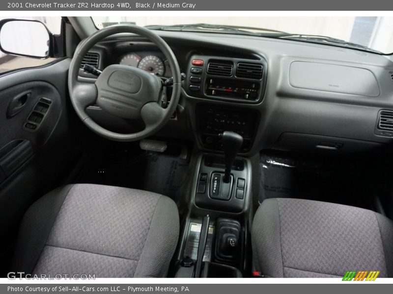 Black / Medium Gray 2001 Chevrolet Tracker ZR2 Hardtop 4WD