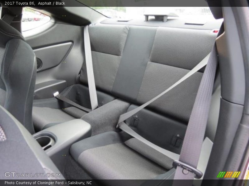 Rear Seat of 2017 86 