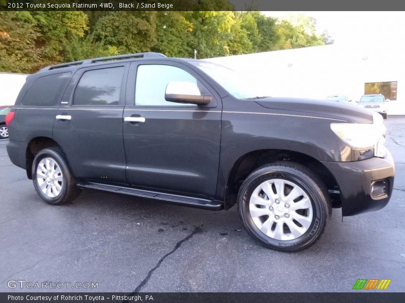 Black / Sand Beige 2012 Toyota Sequoia Platinum 4WD