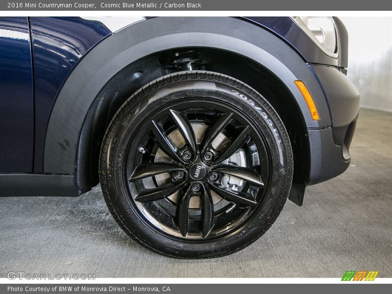 Cosmic Blue Metallic / Carbon Black 2016 Mini Countryman Cooper