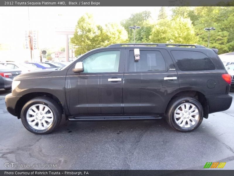 Black / Sand Beige 2012 Toyota Sequoia Platinum 4WD