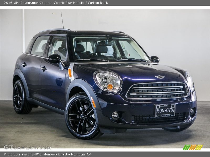 Cosmic Blue Metallic / Carbon Black 2016 Mini Countryman Cooper