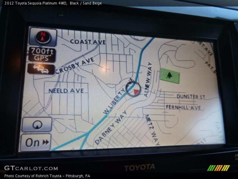 Black / Sand Beige 2012 Toyota Sequoia Platinum 4WD