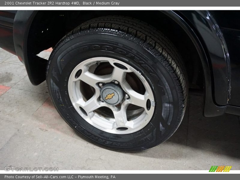 Black / Medium Gray 2001 Chevrolet Tracker ZR2 Hardtop 4WD