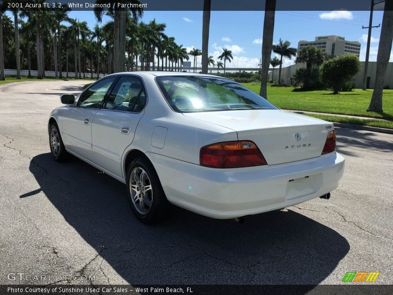 White Diamond / Parchment 2001 Acura TL 3.2
