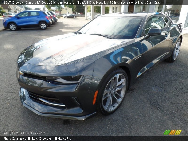 Nightfall Gray Metallic / 50th Anniversary Jet Black/Dark Gray 2017 Chevrolet Camaro LT Coupe 50th Anniversary