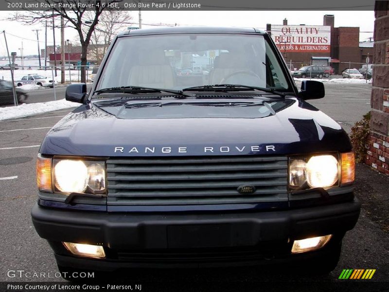 Oslo Blue Pearl / Lightstone 2002 Land Rover Range Rover 4.6 HSE