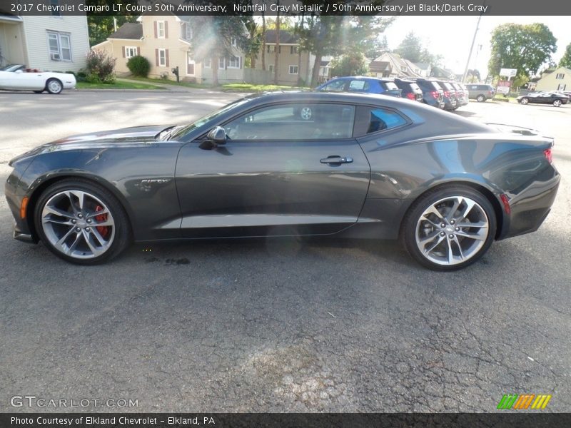 Nightfall Gray Metallic / 50th Anniversary Jet Black/Dark Gray 2017 Chevrolet Camaro LT Coupe 50th Anniversary