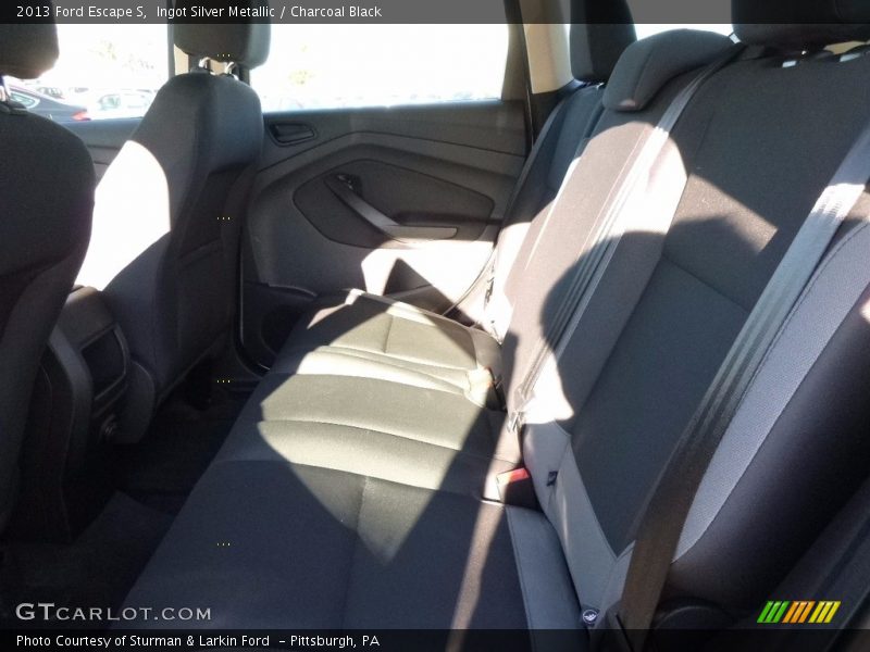 Ingot Silver Metallic / Charcoal Black 2013 Ford Escape S