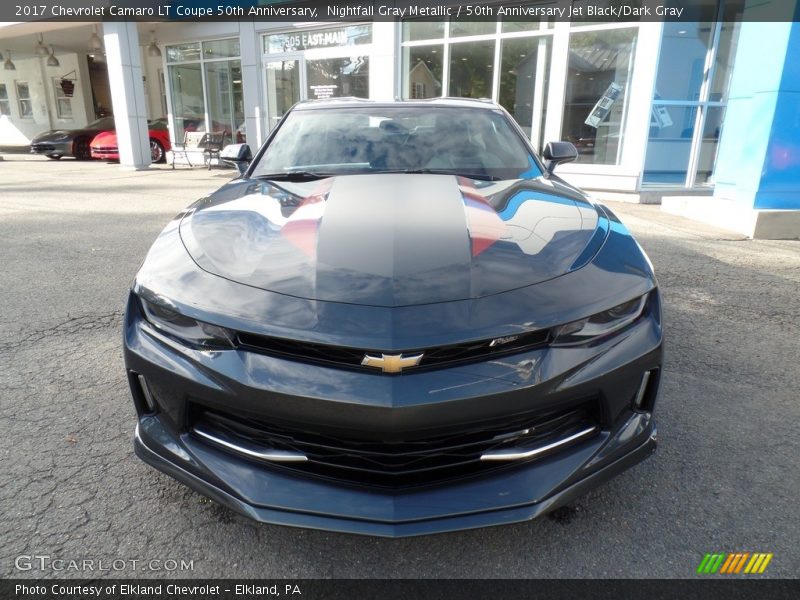 Nightfall Gray Metallic / 50th Anniversary Jet Black/Dark Gray 2017 Chevrolet Camaro LT Coupe 50th Anniversary