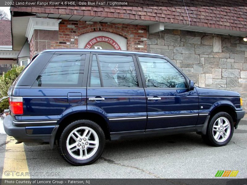 Oslo Blue Pearl / Lightstone 2002 Land Rover Range Rover 4.6 HSE